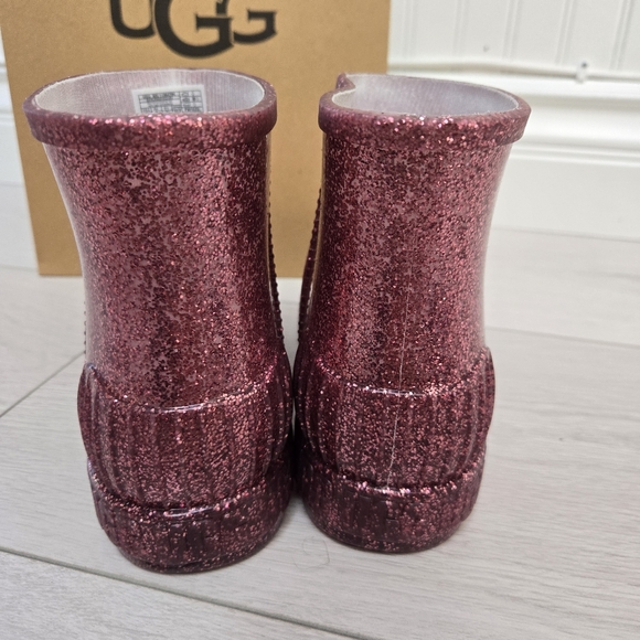 UGG Drizlita Glitter Kids Boots Sz 4 - Picture 4 of 8